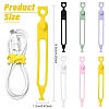 12Pcs Silicone Flexible Cord Organizer FIND-FS0005-33F-3