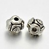 Tibetan Style Alloy Flower Rose Spacer Beads X-PALLOY-E381-09AS-NR-2