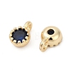 Brass Micro Pave Cubic Zirconia Pendants KK-H204-03KCG-02-2