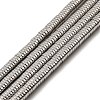 Non-magnetic Synthetic Hematite Beads Strands G-K011-4x1mm-03-1