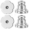 12Pcs Brass Ear Nuts KK-BBC0016-30P-1