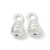925 Sterling Silver Grooved Teardrop Charms STER-A050-06S-1
