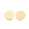PVD Vacuum Plating 304 Stainless Steel Brooch Cabochon Settings STAS-E547-08K-G-2