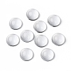 Transparent Half Round Glass Cabochons GGLA-R027-25mm-2