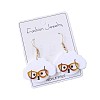 Dog Head Acrylic Dangle Earrings FS-WG7FCFA-01-2