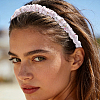 Silk From Silkworms Hair Bands OHAR-WH0033-019A-4