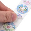 8 Patterns Easter Theme Self Adhesive Paper Sticker Rolls DIY-C060-03B-4