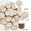 50Pcs Unfinished Natural Poplar Wood Cabochons WOOD-HY0001-02-3