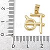 Brass Pendants LS-KK-Z123-22G-02-3