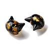 Handmade Foil Glass Beads LAMP-D005-01A-2