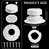 Aluminum RV Roof Vent Cap Replacement Kit AJEW-WH0752-911-2
