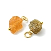 Raw Rough Natural Tourmaline Pendants PALLOY-JF05842-2