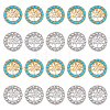 50Pcs 2 Style Alloy Slide Charms FIND-DC0003-59-1