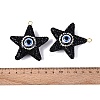 Handmade Polymer Clay & Rhinestone & Resin Big Pendants FIND-Q123-02E-3