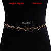 Alloy Heart Link Chain Body Chains WGDAFCB-01-3