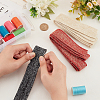3Pcs 3 Colors 90% Cotton & 10% Elastic Fiber Ribbing Fabric for Cuffs FIND-BC0004-39-3