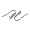 304 Stainless Steel Hoop Earrings Finding STAS-B065-05P-2