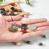 Yilisi 30Pcs 15 Colors Natural Gemstone Charms G-YS0001-01-22