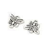 Butterfly Tibetan Style Alloy Links connectors X-TIBE-5369-AS-LF-3