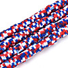 Handmade Polymer Clay Beads Strands CLAY-ZX008-08C-1