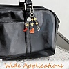 Alloy & Acrylic & Resin Pendant Decorations HJEW-YW00335-01-6