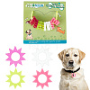 Transparent Blank Acrylic Pet Dog ID Tag PALLOY-AB00041-1