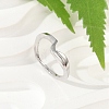 Brass Finger Rings for Women KK-P299-10P-2