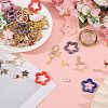 1 Bags DIY Keychain Kit DIY-GL0007-18-5