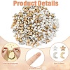 400Pcs 4 Styles CCB Plastic Beads CCB-YW0001-81-5