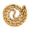 Electroplate Glass Beads Strands X1-EGLA-T025-03G-2