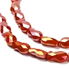 Electroplate Glass Beads Strands EGLA-P066-01A-AB07-3