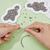 304 Stainless Steel Round Seamed Beads STAS-DC0015-81A-3