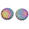 Rainbow Color Alloy Pendants PALLOY-N156-152-NR-2