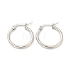 201 Stainless Steel Hoop Earrings for Women EJEW-G260-02D-P-1