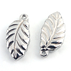 Tarnish Resistant 201 Stainless Steel Leaf Pendants STAS-Q192-37-1