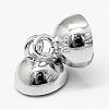 Rhodium Plated 925 Sterling Silver Magnetic Clasps STER-A102-011P-10mm-2