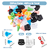20Pcs 10 Style Synthetic Rubber Knitting Needle Point Protectors DIY-DC0002-56-2