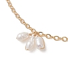Natural Cultured Freshwater Pearl Rice Charm Bracelets BJEW-TA00723-3