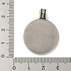 316 Surgical Stainless Steel Pendants STAS-E212-78AS-3