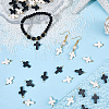 60Pcs 2 Colors Dyed Synthetic Turquoise Pendants FIND-BM0001-60C-4