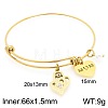 Mother's Day 304 Stainless Steel Charm Bangles for Women WG05AE3-10-1