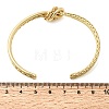 Brass Knotted Cuff Bangles for Women KK-CBACA61-02G-5
