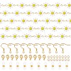 Daisy Flower Chain Bracelet & Necklace & Tassel Earrings & Eyeglass Chains Making Kit DIY-SC0021-73-1