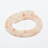 Natural Pink Aventurine Beads Strands G-G665-04-6x4mm-2