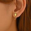 Cute Cat Stud Earrings for Women DX2509-1