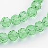 Transparent Glass Bead Strands GLAA-G013-6mm-55-3