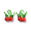 Handmade Lampwork Pendants LS-X-LAMP-S188-10-4