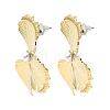 Valentine's Day 304 Stainless Steel Stud Earrings for Women EJEW-K330-02G-3
