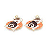 Alloy Enamel Pendants PALLOY-T093-19G-1