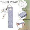 30Pcs Non-Woven Fabric Keychains KEYC-SP0001-64B-5